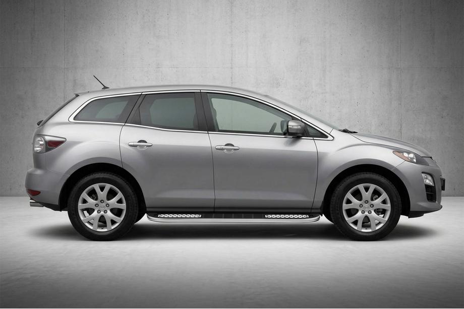 Mazda CX-7 2006-2012 Side Steps Tayga V2 (2 pcs, Aluminum) Image