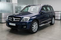 Mercedes GLK class X204 2008-2015 Side Steps Tayga V2 (2 pcs, Aluminum) photo 1