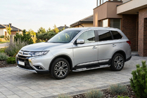 Mitsubishi Outlander 2012-2021 Side Steps Tayga V2 (2 pcs, Aluminum) photo 1