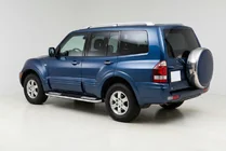 Mitsubishi Pajero Wagon III 1999-2006 Side Steps Tayga V2 (2 pcs, Aluminum) photo 1