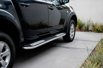 Mitsubishi L200 2015-2024 Side Steps Tayga V2 (2 pcs, Aluminum) photo 1