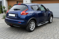 Nissan Juke 2010-2019 Side Steps Tayga V2 (2 pcs, Aluminum) photo 1