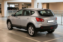Nissan Qashqai 2007-2010 Side Steps Tayga V2 (2 pcs, Aluminum) photo 1