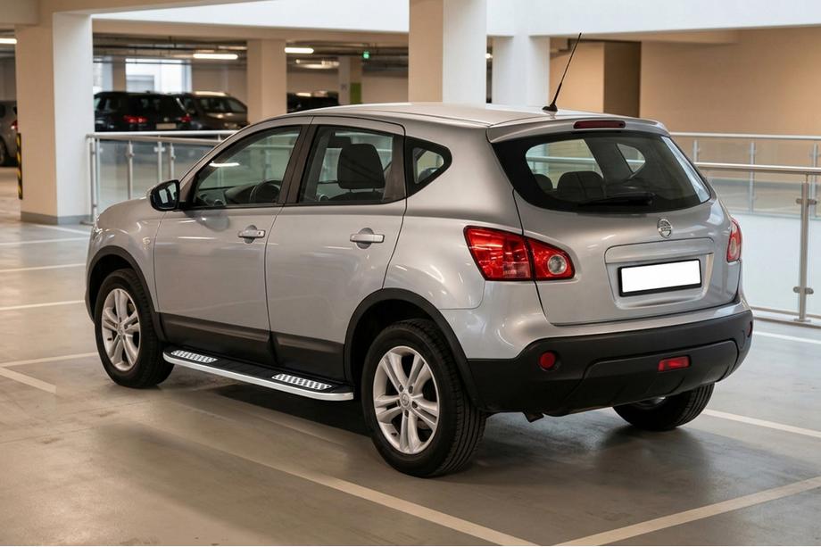 Nissan Qashqai 2007-2010 Side Steps Tayga V2 (2 pcs, Aluminum) Image