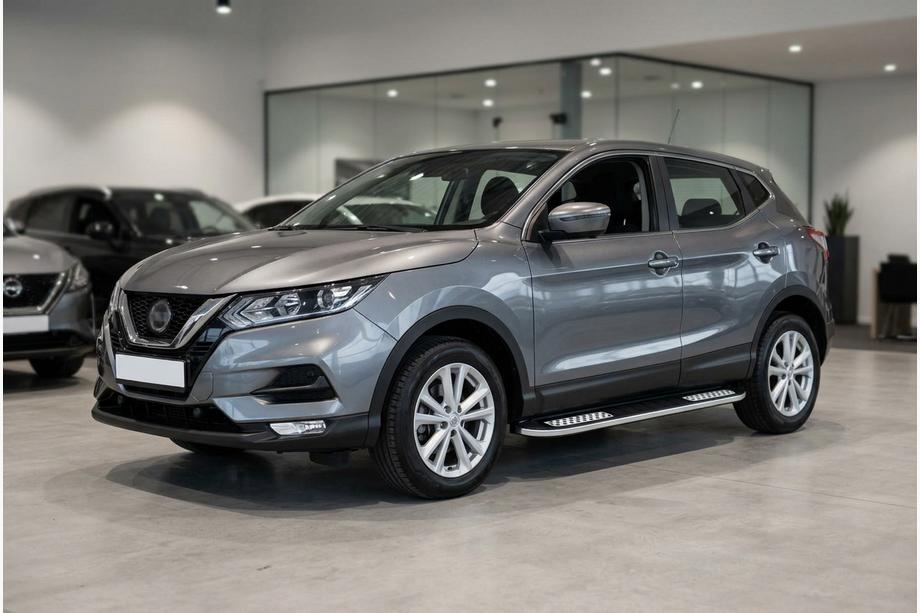 Nissan Qashqai 2014-2021 Side Steps Tayga V2 (2 pcs, Aluminum) Image