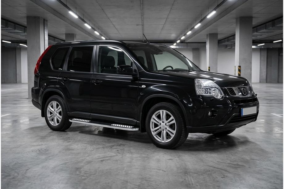 Nissan X-trail T31 2007-2014 Side Steps Tayga V2 (2 pcs, Aluminum) Photo 1