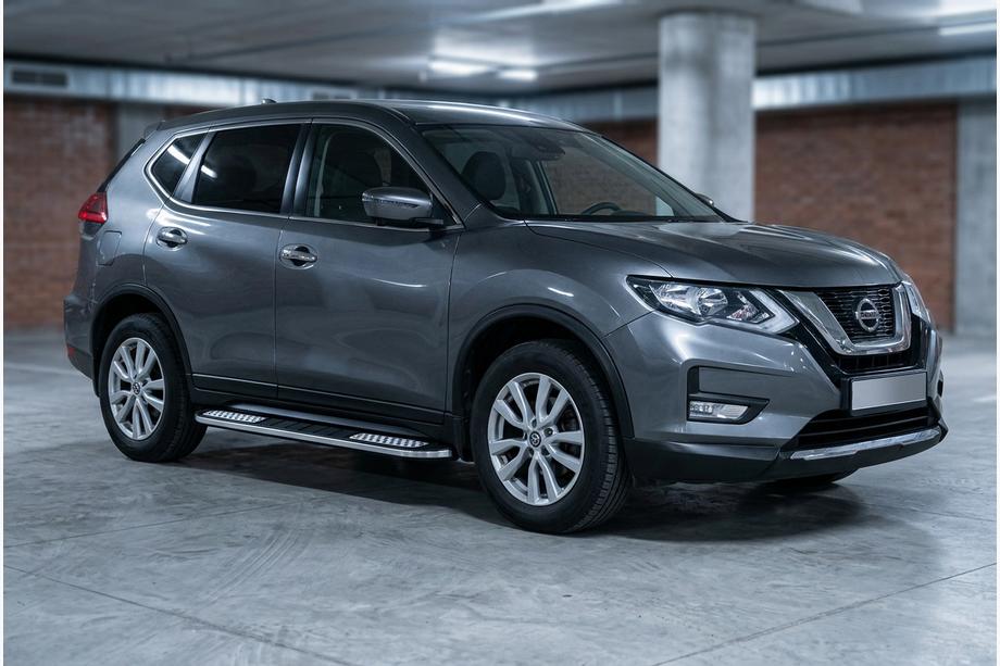 Nissan X-trail T32/Rogue 2014-2021 Side Steps Tayga V2 (2 pcs, Aluminum) Image