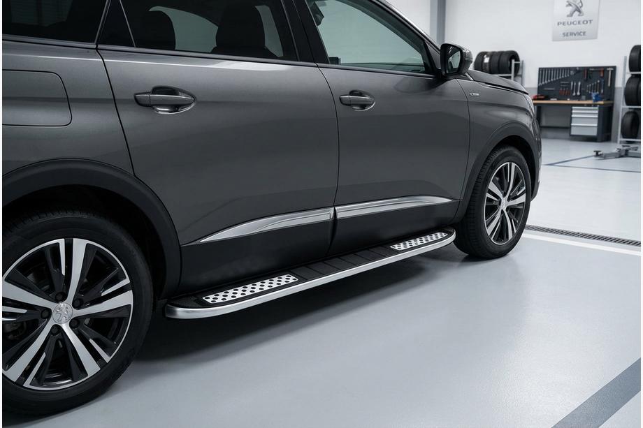 Peugeot 5008 2016-2023 Side Steps Tayga V2 (2 pcs, Aluminum) Image