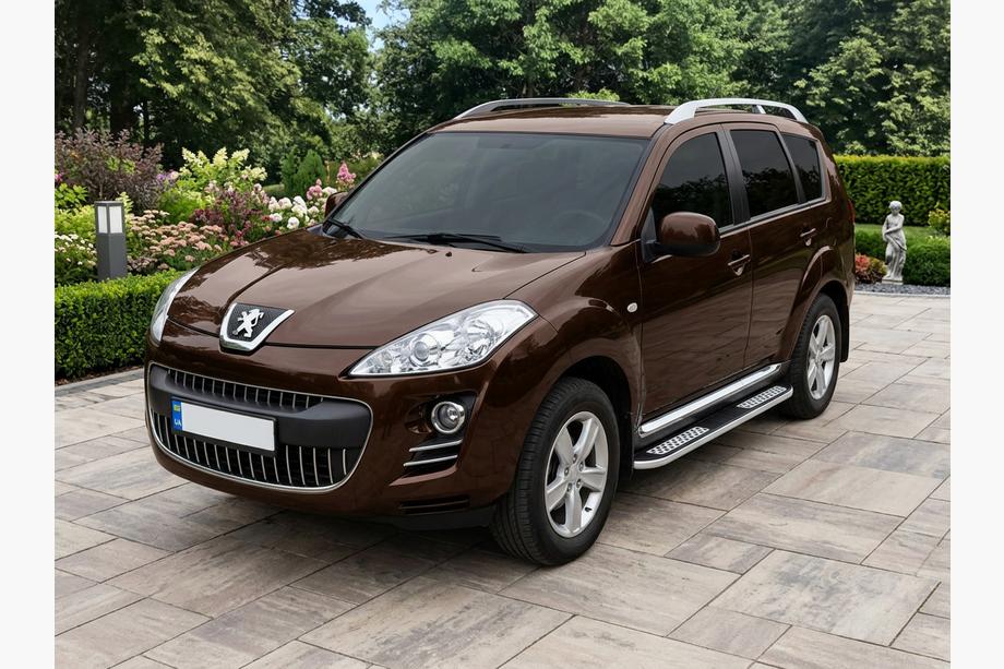 Peugeot 4007 2007-2013 Side Steps Tayga V2 (2 pcs, Aluminum) Image