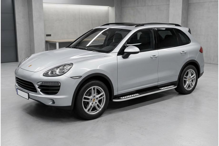 Porsche Cayenne 2010-2017 Side Steps Tayga V2 (2 pcs, Aluminum) Image