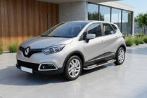 Renault Captur 2013-2019 Side Steps Tayga V2 (2 pcs, Aluminum) photo 1