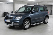 Skoda Yeti 2009-2017 Side Steps Tayga V2 (2 pcs, Aluminum) photo 1