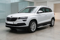 Skoda Karoq 2018- Side Steps Tayga V2 (2 pcs, Aluminum) photo 1