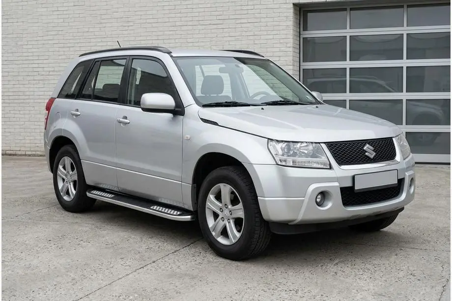 Suzuki Grand Vitara 2005-2017 Side Steps Tayga V2 (2 pcs, Aluminum) Image