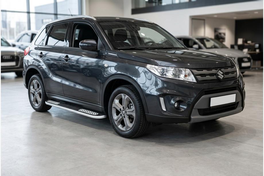 Suzuki Vitara 2015- Side Steps Tayga V2 (2 pcs, Aluminum) Image