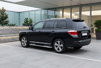 Toyota Highlander 2008-2013 Side Steps Tayga V2 (2 pcs, Aluminum) photo 1