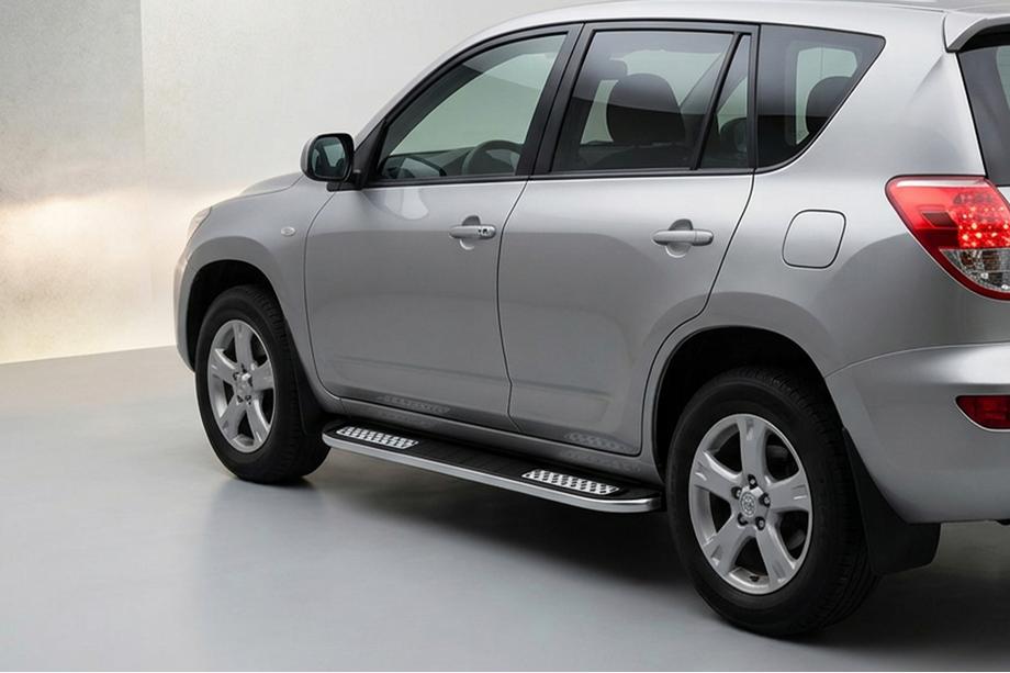 Toyota Rav 4 2006-2013 Side Steps Tayga V2 (2 pcs, Aluminum) Image