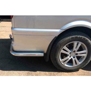 Rear Corner Bars AK003 (2 pcs, stainless steel) Mercedes Vito W639 2004-2014 photo 3