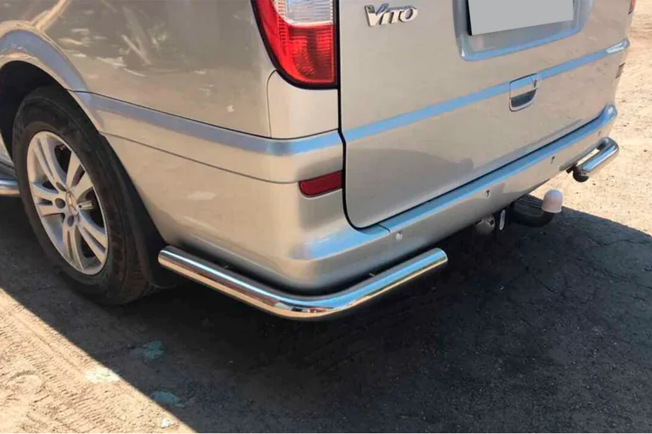 Mercedes Viano 2004-2014 Rear Corner Bars AK003 (2 pcs, Stainless Steel) Image