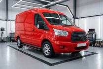 Ford Transit 2014- Side Steps Maya Red (2 pcs, Aluminum) photo 1