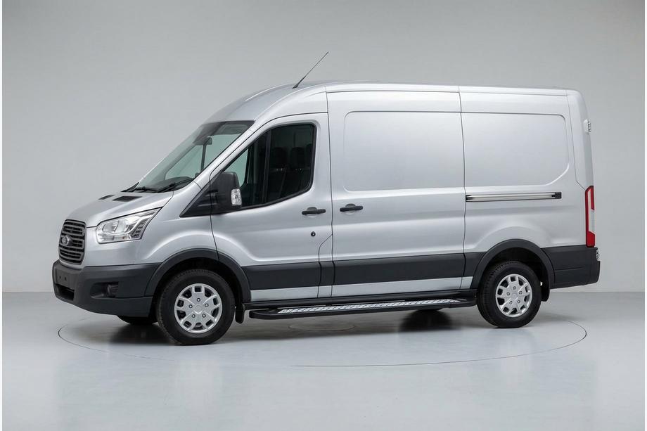 Ford Transit 2014- Side Steps New Vision Black (2 pcs, Aluminum) Image