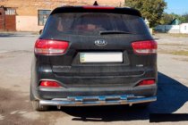 Kia Sorento II XM 2009-2014 Rear Bar AK015 (Stainless Steel) photo 3
