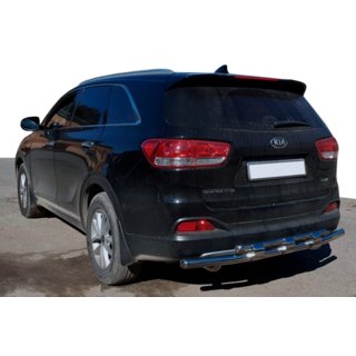 Rear Bar AK015 (Stainless Steel) Kia Sorento II XM 2009-2014 photo 1