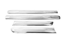 Fiat Doblo I 2005-2010 Door Moulding Wide Model (4 pcs, Stainless Steel) Carmos - Turkish Stainless Steel photo 5