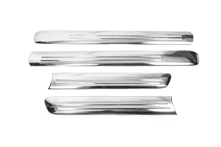 Fiat Doblo I 2005-2010 Door Moulding Wide Model (4 pcs, Stainless Steel) Photo 7