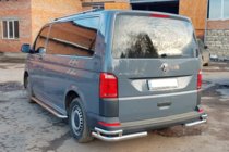Volkswagen T6 2015-2024 Rear Corner Bars AK003-Double (2 pcs, stainless steel) photo 4