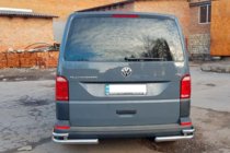 Volkswagen T6 2015-2024 Rear Corner Bars AK003-Double (2 pcs, stainless steel) photo 5