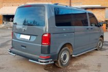 Volkswagen T6 2015-2024 Rear Corner Bars AK003-Double (2 pcs, stainless steel) photo 6