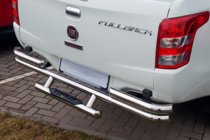 Fiat Fullback 2016- Rear Guard AK-Special (Stainless Steel) photo 1