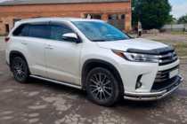 Toyota Highlander 2013-2019 Bull Bar ST-Special Stainless Steel photo 5
