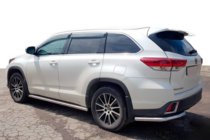 Toyota Highlander 2013-2019 Rear Corner Bars (2 pcs, Stainless Steel) photo 1
