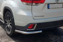 Toyota Highlander 2013-2019 Rear Corner Bars (2 pcs, Stainless Steel) photo 2