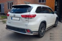 Toyota Highlander 2013-2019 Rear Guard AK005-2 (2 pcs, stainless steel) photo 2