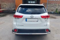 Toyota Highlander 2013-2019 Rear Guard AK005-2 (2 pcs, stainless steel) photo 3