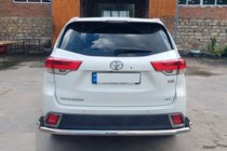 Toyota Highlander 2013-2019 Rear Guard AK005-2 (2 pcs, stainless steel) photo 4