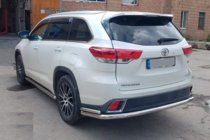 Toyota Highlander 2013-2019 Rear Guard AK005-2 (2 pcs, stainless steel) photo 5