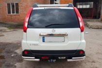 Nissan X-trail T31 2007-2014 Rear Corner Bars AK003-Double (2 pcs, stainless steel) photo 3
