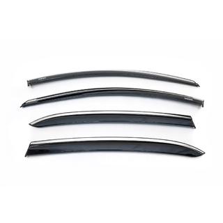 Window Deflectors with Chrome Trim HB (4 pcs, Niken) Renault Megane IV 2016-2025 photo 3