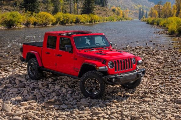 Overview all-wheel-drive frame pickup Jeep Gladiator