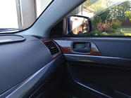 Mitsubishi Lancer X 2008- Dashboard Trim Covers (Meric) Wood photo 3