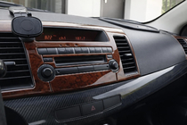 Mitsubishi Lancer X 2008- Dashboard Trim Covers (Meric) Wood photo 1