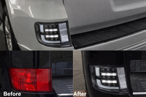 Toyota Land Cruiser 200 2007-2021 Rear Fog Lights 2016-2021 (Executive Black) photo 1