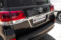 Toyota Land Cruiser 200 2007-2021 License Plate Holder Standard White photo 1