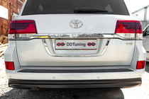 Toyota Land Cruiser 200 2007-2021 License Plate Holder Standard White photo 3