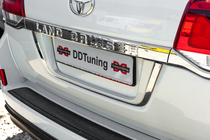 Toyota Land Cruiser 200 2007-2021 License Plate Holder Standard White photo 9