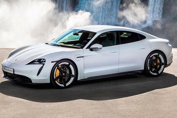 Electric four-wheel drive sport sedan Porsche Taycan